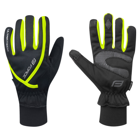 Rukavice zimní FORCE ULTRA TECH - fluo Varianta: