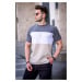 Madmext Men's Color Block Smoky T-Shirt 5826