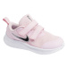 Růžové dětské tenisky na suchý zip Nike
