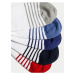 Sada pěti párů ponožek v bílé barvě Trainer Liner™ Marks & Spencer Cool & Fresh™