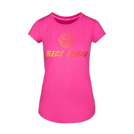 BIDI BADU Dámské tričko Coletta Basic Logo Tee Pink