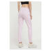 Tréninkové kalhoty Puma Evostripe růžová barva, hladké, 677880