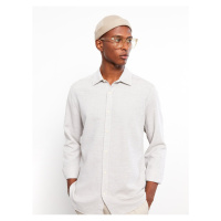 LC Waikiki Regular Fit Long Sleeve Dobby Men's Shirt