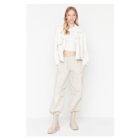 Trendyol Beige Pajamas Normal Waist Parachute Trousers