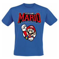 Super Mario Varsity Tričko modrá
