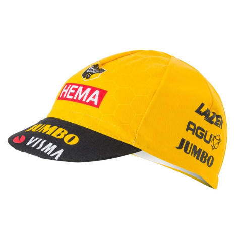 AGU Cyklistická čepice - JUMBO-VISMA 2023 - žlutá/černá