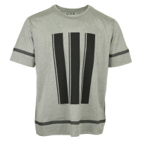 Csb London Stripe Printed T-Shirt Šedá