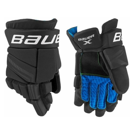 Bauer S21 X JR Black/White Hokejové rukavice