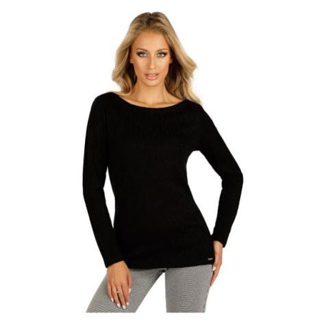 Dámský svetr s dlouhým rukávem Litex 7D020 | černá