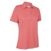 Callaway Womens Swing Tech Solid Polo Coral Paradise