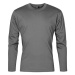 Promodoro Pánské triko s dlouhým rukávem E4099 Steel Grey -Solid