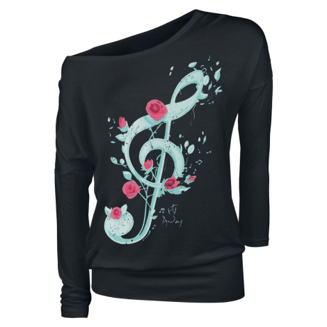 Full Volume by EMP Music and Roses Dámské tričko s dlouhými rukávy černá