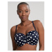 Dámský vrchní díl plavek Anya Riva Spot Bandeau navy/vanilla SW1453 - Panache