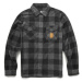 Etnies pánská košile Woodsman Fleece Charcoal | Šedá