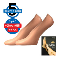 Lady B Nylon 20 Den Silonové ponožky - 5 párů BM000000615800100514 beige UNI