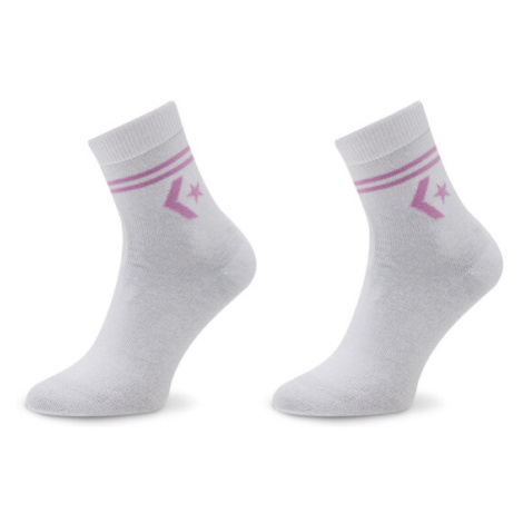 Sada 2 párů dámských vysokých ponožek Converse