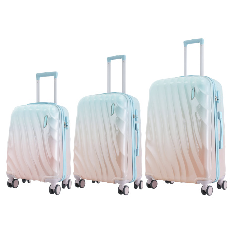 Semiline Unisex's ABS Suitcase Set T5649-0