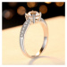 OLIVIE Stříbrný zásnubní prsten COURTNEY 4133