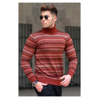 Madmext Tile Turtleneck Knitwear Sweater 5170