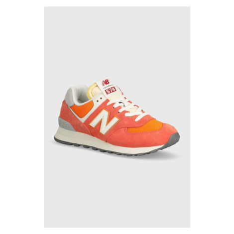 Sneakers boty New Balance 574 oranžová barva, U574RCB