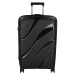 Cestovní plastový kufr Voyex velikosti S, černý
