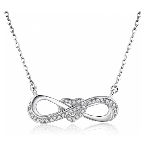 Linda's Jewelry Stříbrný náhrdelník Nekonečná Láska Ag 925/1000 INH081