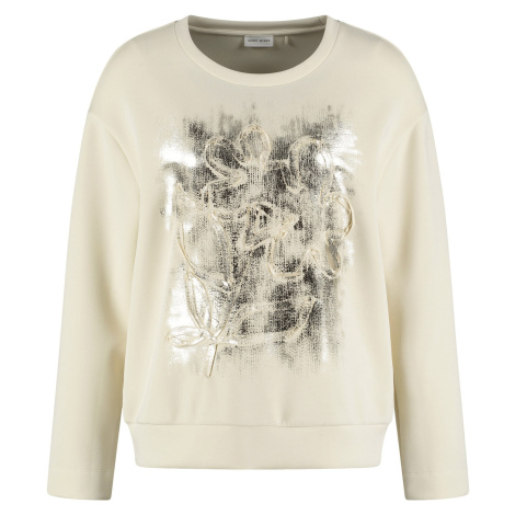 GERRY WEBER Tričko krémová / stříbrná