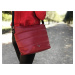 David Jones sportovní crossbody tmavě červená 6608-1A Dark red