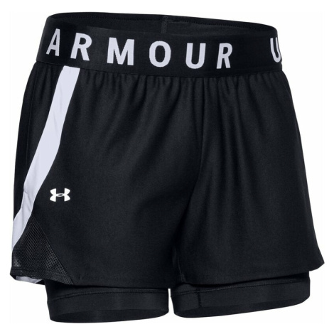 Under Armour Women's UA Play Up 2-in-1 Shorts Black/White Fitness kalhoty