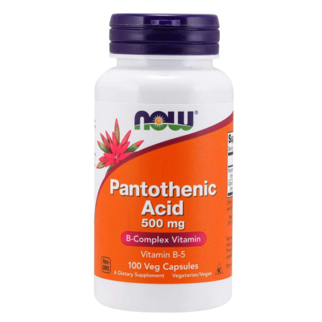 Kyselina panthotenová 500 mg - NOW Foods