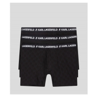 Spodní prádlo karl lagerfeld logo monogram trunk set 3-pack černá