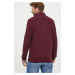 Bavlněný svetr Polo Ralph Lauren pánský, vínová barva, lehký