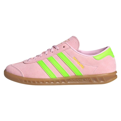 ADIDAS ORIGINALS Tenisky 'Hamburg' svítivě zelená / růžová