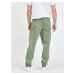 Zelené pánské kalhoty khaki straight taper GAP