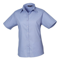 Premier Workwear Dámská košile s krátkým rukávem PR302 Midblue -ca. Pantone 2718