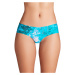 Pure Stretch Printed No Show Hipster 3 Pack | White/Harbor Blue/Midnight Navy