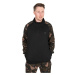 Fox mikina lw black camo qtr zip - xl