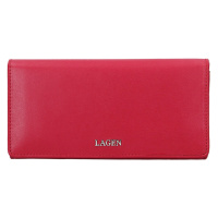 Lagen Dámská kožená peněženka 250310 červená