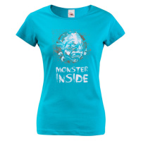 Dámské tričko s potiskem Monster inside - stylové a originální tričko