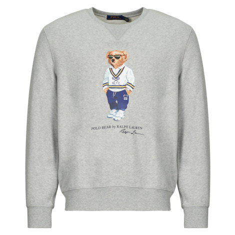 Polo Ralph Lauren SWEATSHIRT COL ROND POLO BEAR Šedá