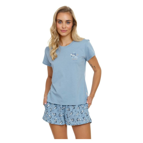 Dámské pyžamo světle modré model 18366072 - DN Nightwear dn-nightwear