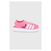 Dětské sandály adidas GW0386 fialová barva