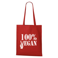 DOBRÝ TRIKO Bavlněná taška s potiskem 100% vegan Barva: Červená