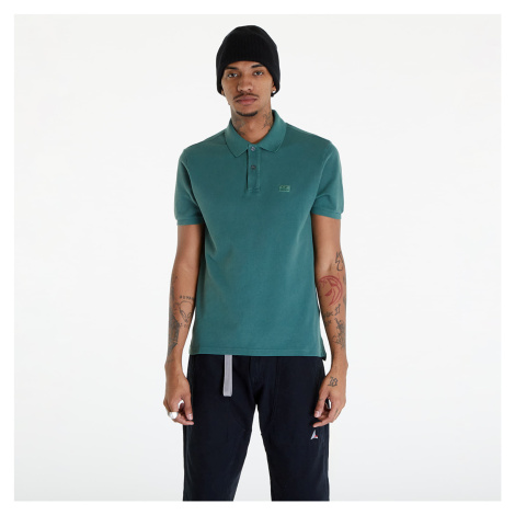 C.P. Company Short Sleeve Polo T-Shirt Duck Green CP COMPANY