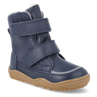 Barefoot zimní obuv s membránou bLIFESTYLE - Pekari BIO TEX wool marine modrá