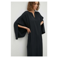 Šaty By Malene Birger černá barva, maxi, oversize