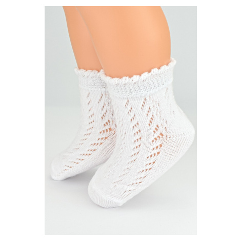 Dětské ponožky Noviti SB063 - tenké Bílá