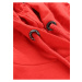 Červená dámská bavlněná mikina ALPINE PRO LEWA