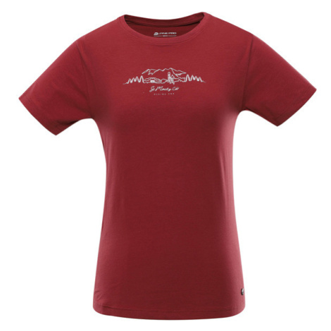 cedrika 2 červená dámské bavlněné triko