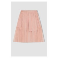 DEFACTO Girl's Elastic Waisted Tulle Skirt